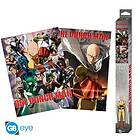 ABYstyle ONE PUNCH MAN Set 2 Chibi Posters Saitama & Genos (52x38 cm)