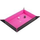 Gamegenic Magnetic Dice Tray Rectangular: Black Pink