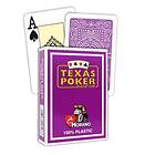 Texas Modiano Poker Hold'em Jumbo Index Plastic cards (purple)