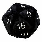 Jumbo D20 Plush Svart och Vit