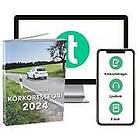 Körkortsboken Körkortsteori 2024 (bok digitalt teoripaket med körkortsfrågor, övningar, ljudbok & ebok)