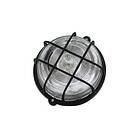 Gelia 110010241 Gallerarmatur rund, 100W, IP44 Svart