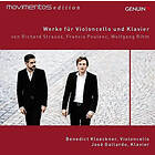 Benedict Kloeckner Werke F?? Violoncello Und Klavier CD