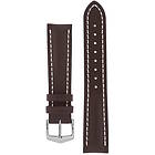 Hirsch Heavy Calf ruskea nahkaranneke 014 75 0 10 24mm