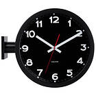 Karlsson väggklocka New Classic Double Sided black 38 cm KA5966BK