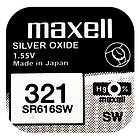 Maxell SR616SW silveroxidbatteri 321