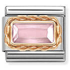 Nomination Classic Rose Gold Pink Zirconia 430604/003