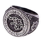 Northern Viking Jewelry Fenrir Rune ring NVJSO028_20mm