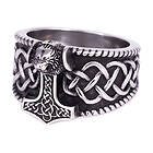 Northern Viking Jewelry Thorin Vasara Celtic Knot ring NVJSO030_21,5mm
