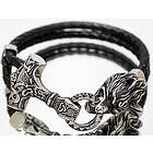 Northern Viking Jewelry Thors Hammer Wolf armband NVJRA013