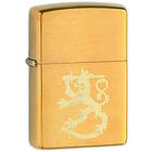 Zippo 204SL Finlands Leijon borstad mässing