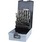 Ruko 214215RO HSS-G Metall-spiralborrset 25 delar DIN 338 Cylinderskaft 1 set