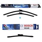Bosch vindruteTorkarblade rabatt set fram bak A555SA251H