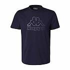 Kappa Cremy Short Sleeve T-shirt Blå 2XL Man