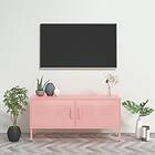 vidaXL TV-bænk pink 105x35x50 cm stål 336229