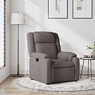 vidaXL Reclinerfåtölj taupe tyg 373544