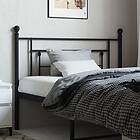 vidaXL Huvudgavel metall svart 107 cm 374369