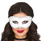 Fiestas Guirca Ögonmask Vit/Silver One size