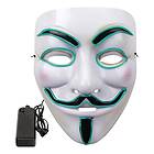 EL Wire V For Vendetta LED Mask Turkos