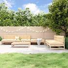 vidaXL Loungegrupp för trädgården 6 delar massiv furu 3186613