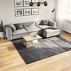 vidaXL Mjuk Teppe med kort lugg tvättbar antracit 240x240 cm 375006