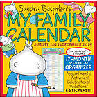 Sandra Boynton's My Family Calendar 17-Month 2023-2024 Family Wall Calendar