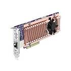 QNAP QM2-2P410G1T kontrollerkort PCIe 4,0 x4 (NVMe) PCIe 4,0 x8