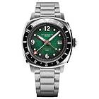 Duckworth Prestex D489-04-ST Rivington GMT (42mm) Green Fum Watch