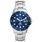 Fossil FS6029 Men's Blue (42mm) Blue Dial Stainless Steel Watch