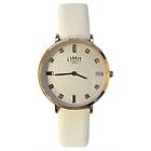 Limit 60159.37 Classic Crystal Dial White Leather Watch