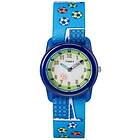 Timex TW7C165004E Youth Analogue Blue Strap Soccer Watch