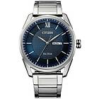 Citizen AW0081-54L Men's Eco-Drive Bracelet WR100 Blue Dial Watch