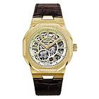 Rotary GS05418/03 Regent Skeleton Dial Brown Leather Strap Watch