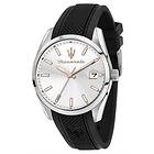 Maserati R8851151006 Attrazione (43mm) Silver Dial Black Watch