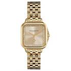 Olivia Burton 24000084 Soft Square Champagne Dial Gold- Watch