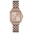 Olivia Burton 24000085 Soft Square (28mm) Rose Gold Rose Watch