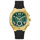 Guess GW0571G3 Men's Headline (42mm) Green Dial Black Watch