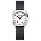 Mondaine MSL.31110.LBV Petite Cushion Square White Dial Watch