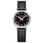 Mondaine MST.34020.LBV.SET Stop2Go (34mm) Classic Black Dial Watch