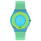 Swatch SS08Z100 Skin Classic Hara Green Bio-Sourced Plastic Watch