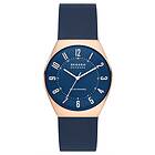 Skagen SKW6834 Grenen Blue Dial Blue Leather Strap Watch