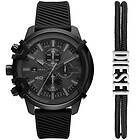 Diesel DZ4650SET Men's Griffed Gift Set (48mm) Black Watch