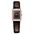 Herbelin 17577PR04BR Montre Art Deco 1925s Empire Rose Tone Watch