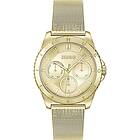 Hugo 1540159 #dance Women's (36mm) Gold Dial Gold Steel Watch