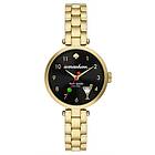 Kate Spade KSW1806 Holland (28mm) Black Cocktail Dial Gold Watch