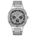 Guess GW0576G1 Men's Silver Crystal Dial Stainless Steel Watch
