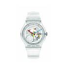 Swatch SO29K100-S06 CLEARY NEW GENT Transparent Silicone Watch