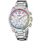 Festina F20606/2 Women's Chronograh Mother-of-Pearl Dial Watch