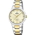 Festina F20618/1 Ladies Gold-Plated Steel W/ Steel Watch