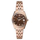 Fossil ES5324 Women's Scarlette (32mm) Brown Dial Rose Watch